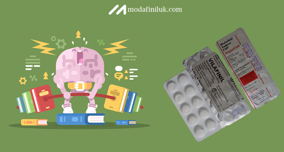 For Boosted Brain Power Take Modafinil Tablets